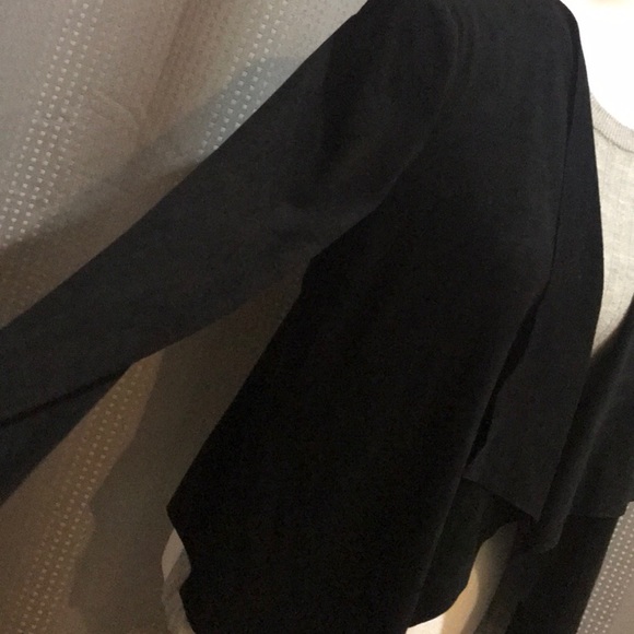 Black Another Story Sueded Waterfall Blazer - Picture 3 of 7